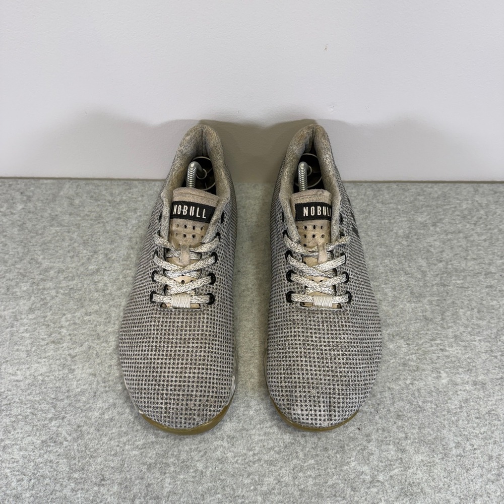 NOBULL Shoes Mens Size 8.5 SuperFabric Low Top Grey CrossFit Workout Sneakers - Picture 3 of 10